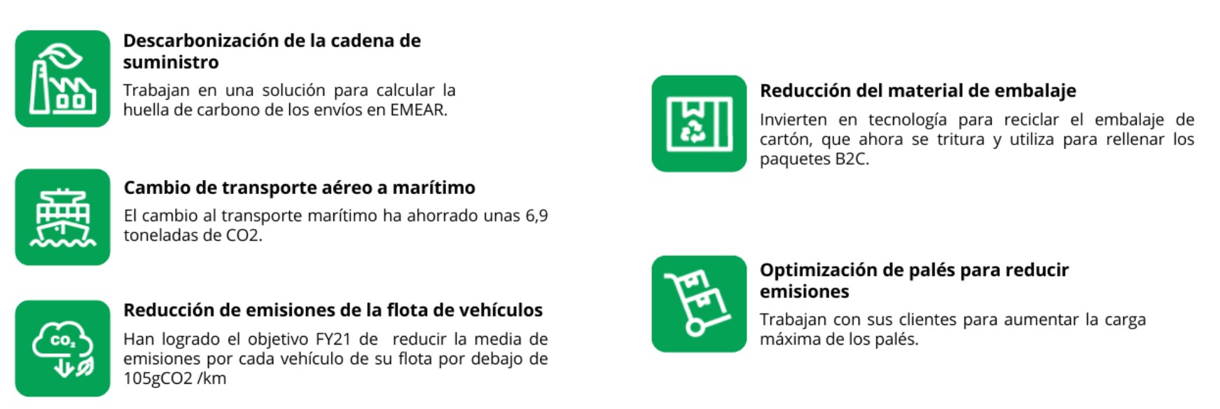 Acciones Epson por el medio ambiente